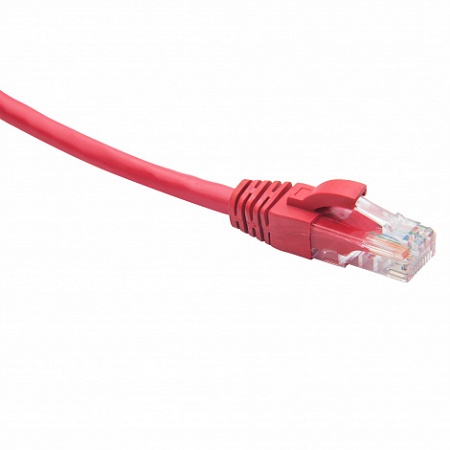 DATAREX RJ45-RJ45 U/UTP Cat.5e LSZH нг(А)-HF (DR-181311) Патч-корд (коммутационный шнур), 3м, красный