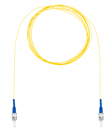 Шнур оптический монтажный (пигтейл), ST-ST, OS2, нг(А)-HF, желтый, 3,0 м