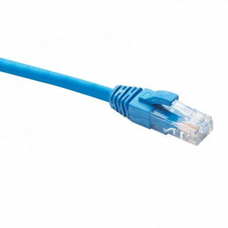 RJ45-RJ45 U/UTP Cat.5e LSZH нг(А)-HF (DR-181520), Патч-корд (коммутационный шнур), 10м, синий