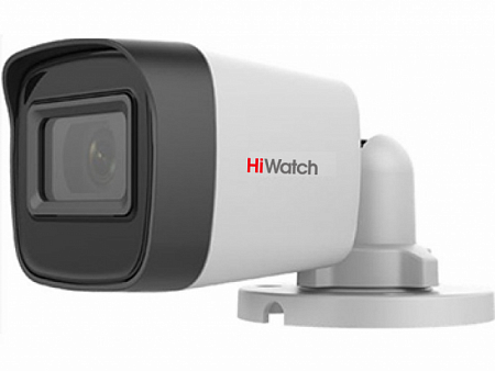 HiWatch DS-T500 (С) (3.6) 5Mp Уличная цилиндрическая HD-TVI видеокамера, 1/2.5&quot; CMOS, 80°, 2592x1944@20к/с, 2560x1440/1920x1080@25к/с, ИК-фильтр, 0.01 Лк@F1.2, OSD, DWDR, BLC, DNR, EXIR Smart ИК, 1хHD-TVI/AHD/CVI/CVBS, EXIR до 30м, 12В DC±25%, 4.3Вт, IP67