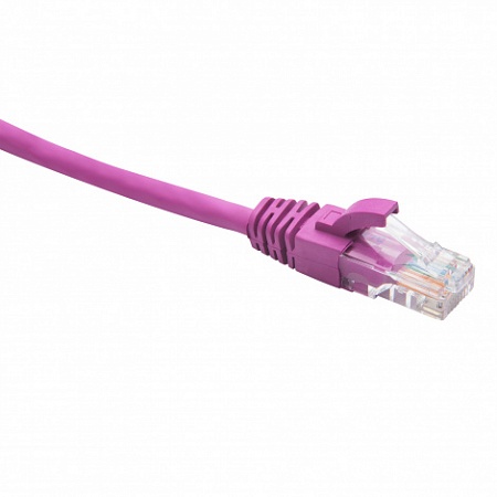 DATAREX RJ45-RJ45 U/UTP Cat.5e LSZH нг(А)-HF (DR-181705) Патч-корд (коммутационный шнур)  0.5м, маджента